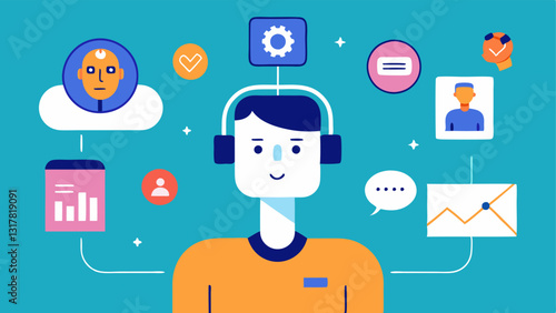 These illustrations can effectively convey how AI enhances the personalization of customer experiences across different sectors.