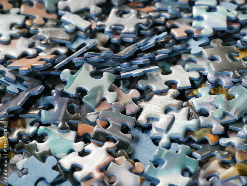 Obraz premium jigsaw puzzle pieces