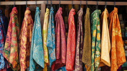 Professional Photography of Colorful Batik Clothes in Ubud, Bali, Indonesia for Fashion and Travel Bloggers