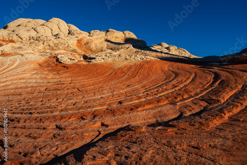 Wallpaper Mural White Pocket in the Vermilion Cliffs National Monument Showcases Stunning Rock Formations and Vibrant Colors Torontodigital.ca