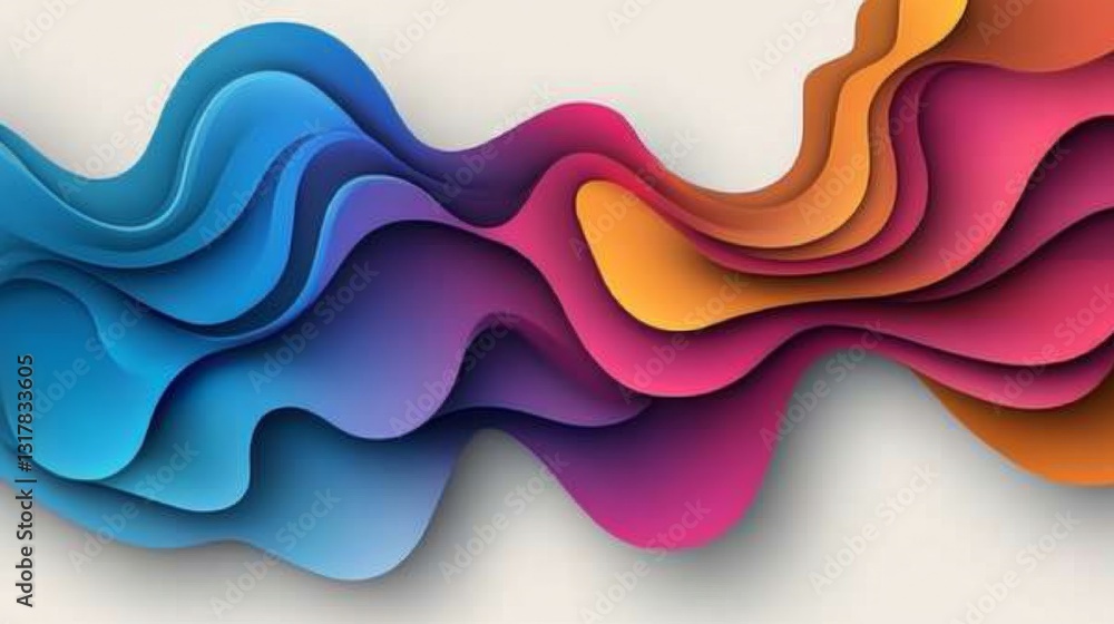 Vibrant design pattern with colorful abstract shapes Vibrant design pattern with colorful abstract shapes