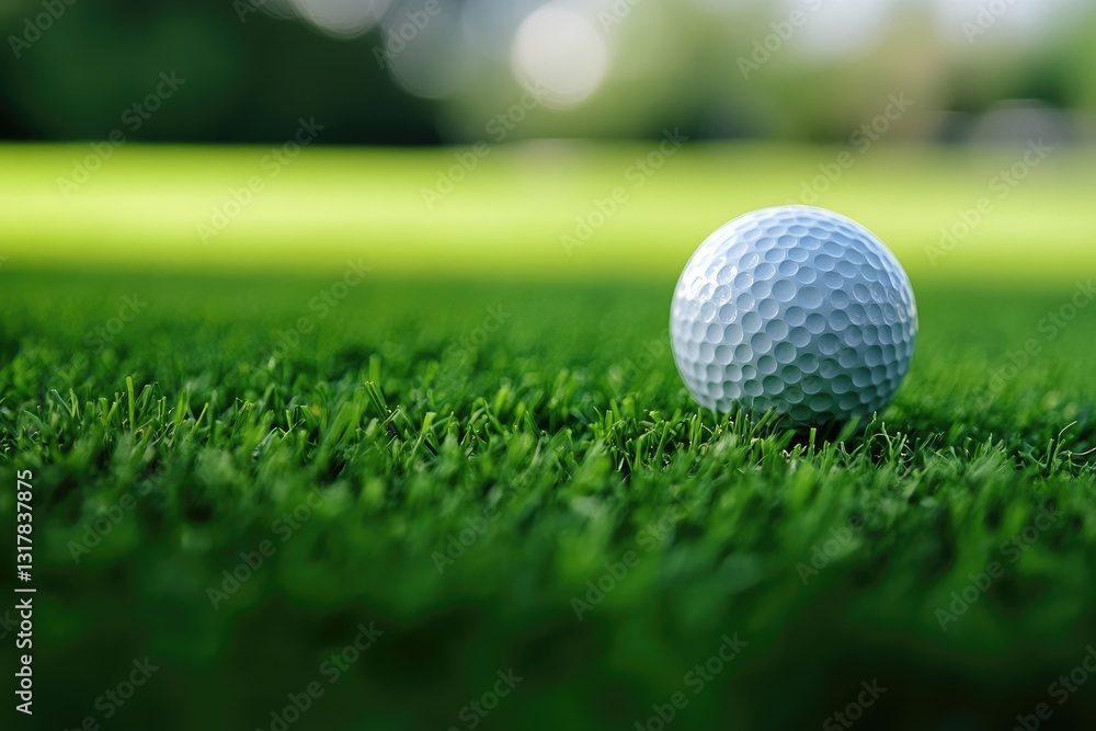 Obraz premium golfball on course