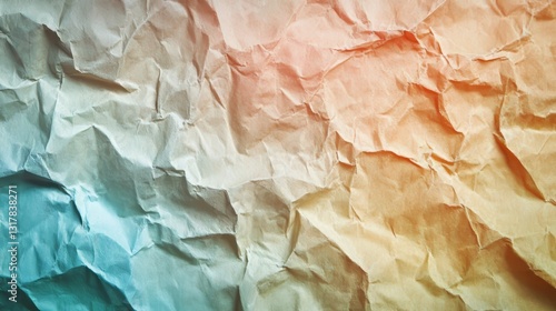 Wallpaper Mural Crumpled paper texture gradient design Torontodigital.ca