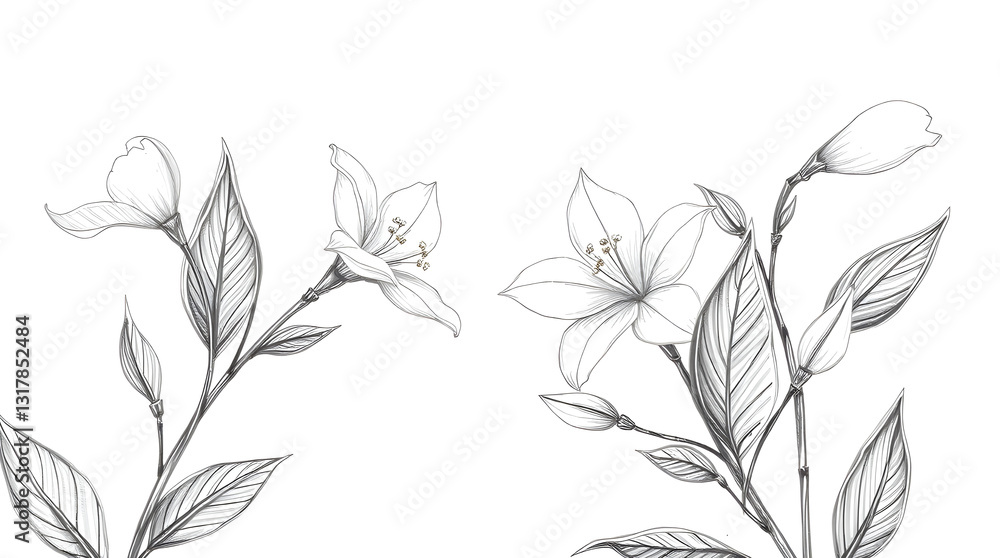 Obraz premium Snapping Beauty: A Cartoonish Take on Carnivorous Flora