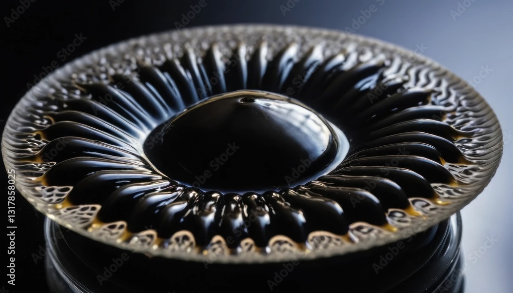 Mesmerizing patterns formed by magnetic fluid in dynamic equilibrium state