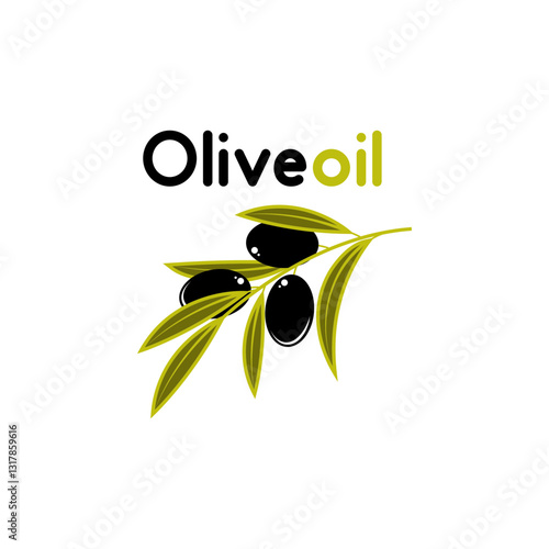 Extra virgin olive oil labels. Design element for label, emblem, brand mark, sign. Vector illustration.