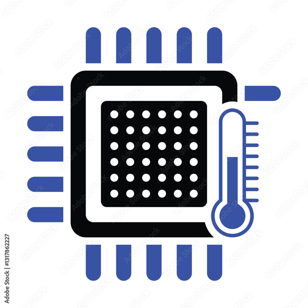 Cpu Temperature Icon Cpu Temperature Icon