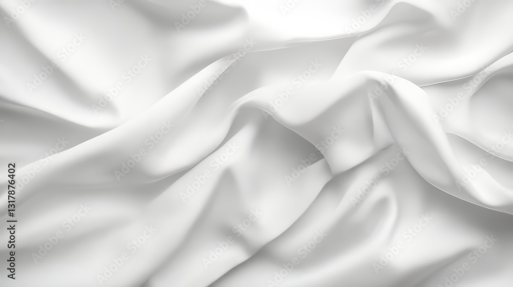 Fototapeta premium White fabric abstract background