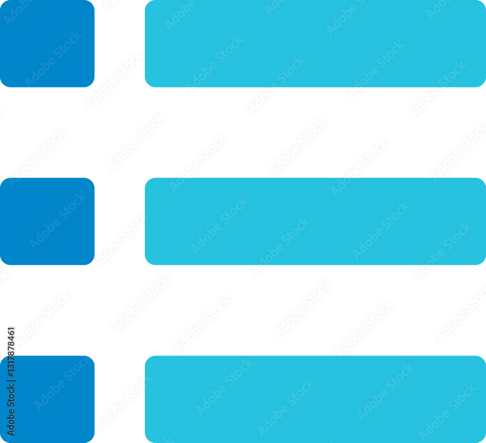 Detail list rounded fill menu icon Detail list rounded fill menu icon