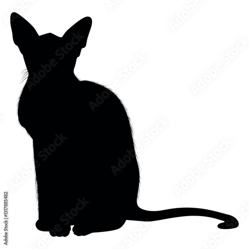 Animals Cat Silhouette Vector Illustration