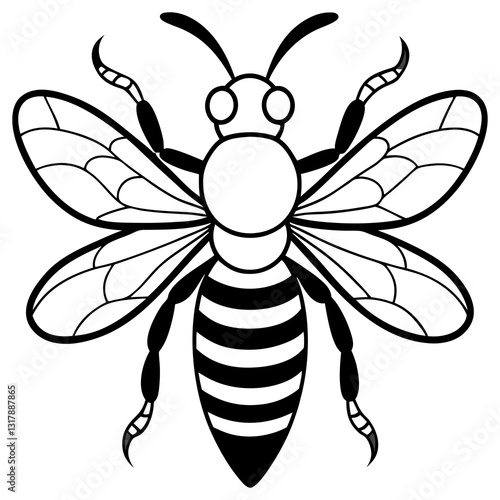 bee and flower
vector illustration of a bee
vector illustration of a wasp