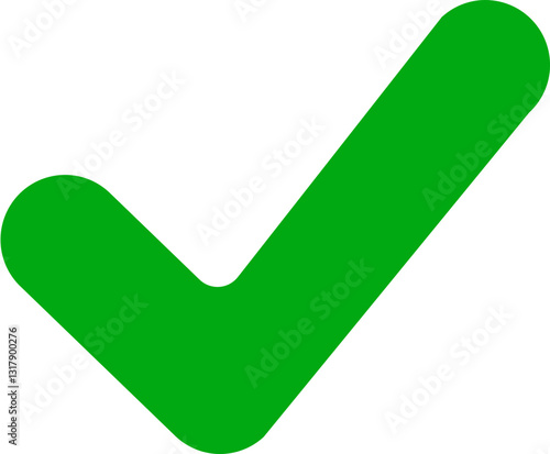 Checkmark bold rounded fill icon