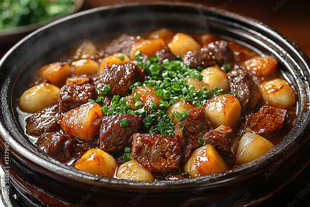 Braised Beef with Daikon. Braised Beef with Daikon.