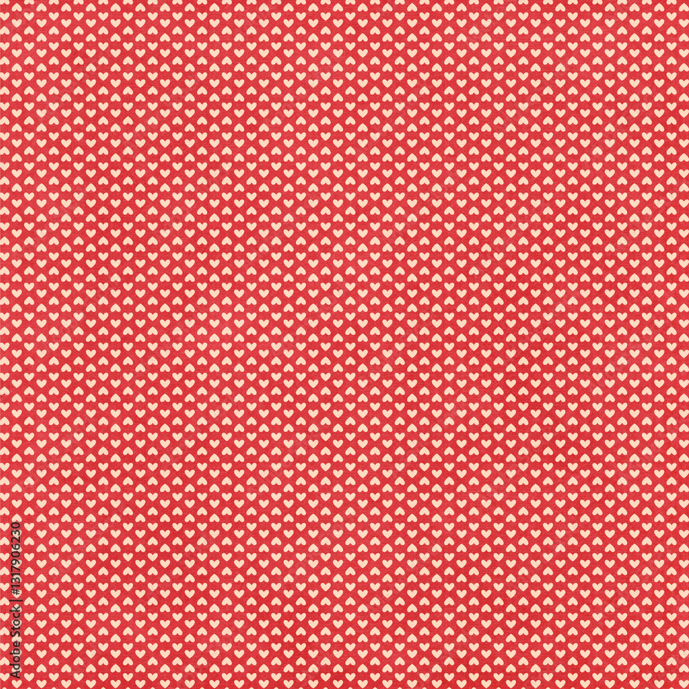 Love fabric paper and background with heart patterns for valentine's day, textured backdrop for christmas Love fabric paper and background with heart patterns for valentine's day, textured backdrop for christmas