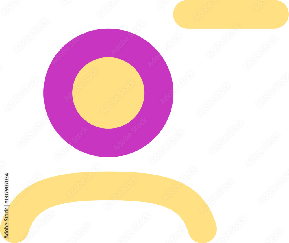 User minus rounded outline icon User minus rounded outline icon