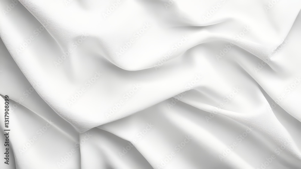 Obraz premium White Fabric Abstract