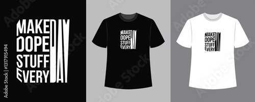 believe in yourself text illustration t-shirt design