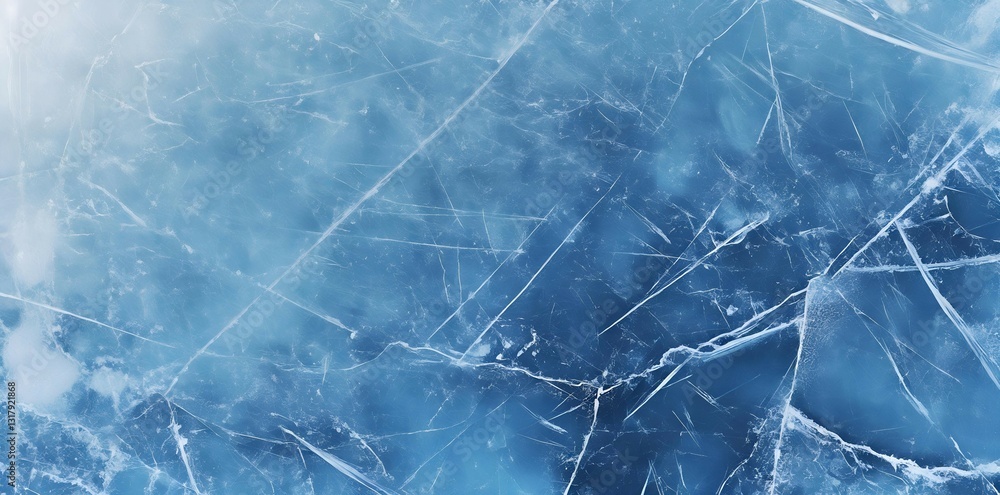 Obraz premium blue ice texture