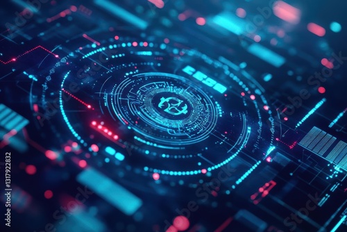 Wallpaper Mural Futuristic Cityscape with Skyscrapers and Neon Lights Illuminating the Night Sky in a Vibrant Urban Environment Filled with Energy and Innovation Torontodigital.ca