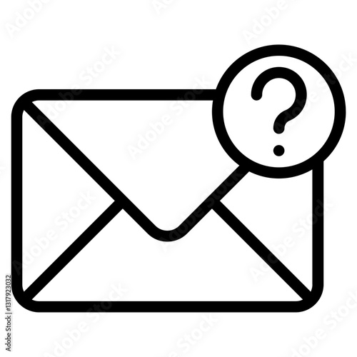 Simple Email Icon for Communication