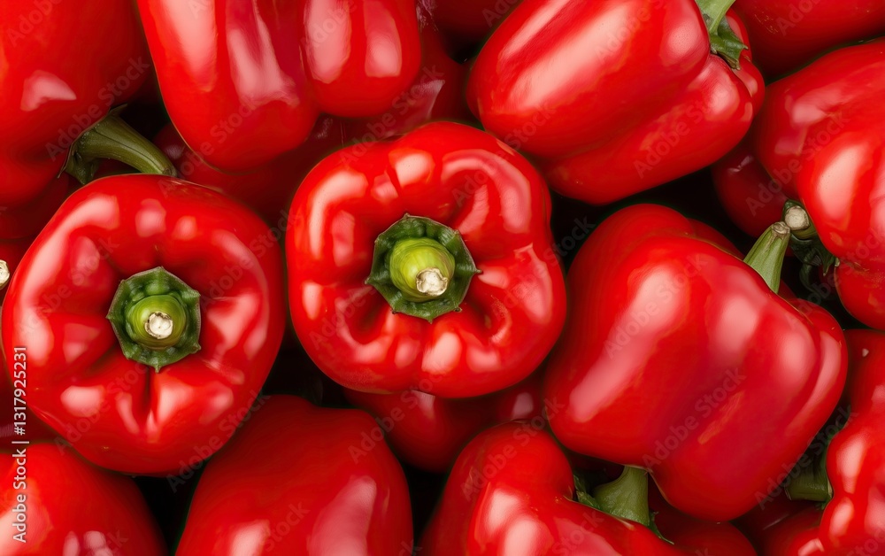 Bright Red Bell Peppers Close-Up – Fresh and Organic Vegetables for Healthy Cooking and Nutritious Meals Bright Red Bell Peppers Close-Up – Fresh and Organic Vegetables for Healthy Cooking and Nutritious Meals
