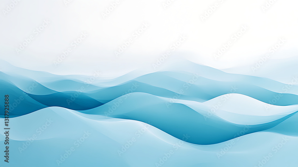 The image is a blue ocean with waves crashing against the shore The image is a blue ocean with waves crashing against the shore