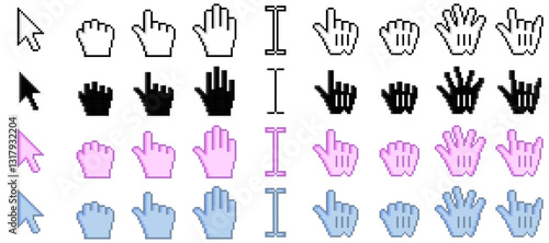 マウスカーソルとポインター 36セット SVG