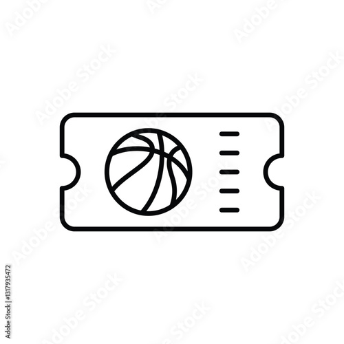 ticket Vector icon