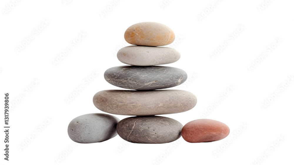 A stack of smooth, naturally colored stones arranged in a balanced way, symbolizing harmony and calm, ideal for nature, wellness, and relaxation projects. A stack of smooth, naturally colored stones arranged in a balanced way, symbolizing harmony and calm, ideal for nature, wellness, and relaxation projects.