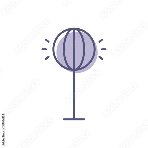 Punching Ball Vector icon
