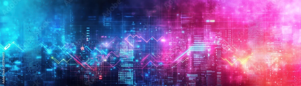 A vibrant digital background featuring abstract patterns, colorful gradients, and futuristic visuals for technology and design. A vibrant digital background featuring abstract patterns, colorful gradients, and futuristic visuals for technology and design.