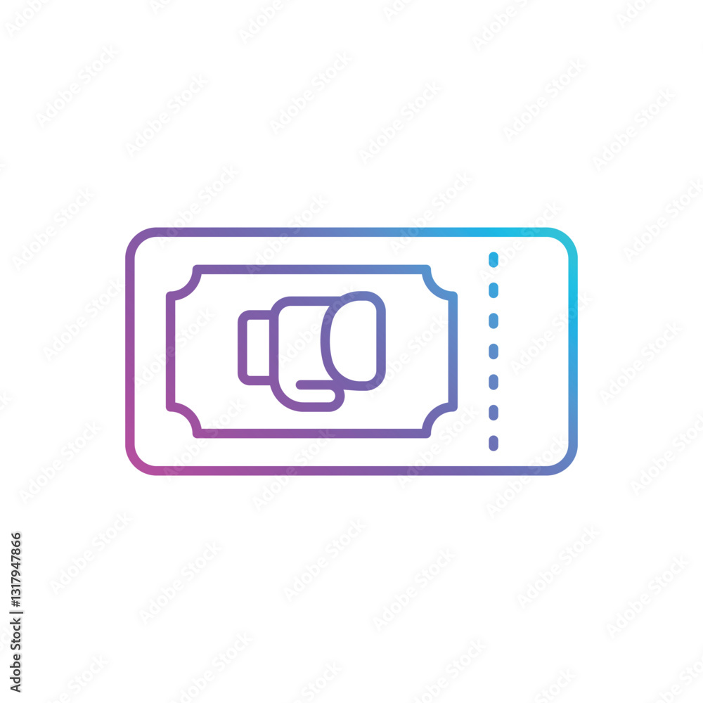 Ticket Vector icon Ticket Vector icon