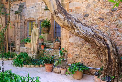 Europe, Spain, Balearic Islands, Mallorca, Valldemossa. The Royal Carthusian Monastery, Real Cartuja.