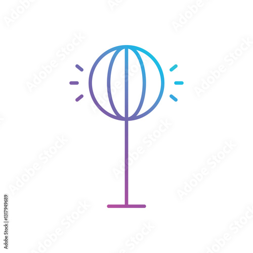 Punching Ball Vector icon