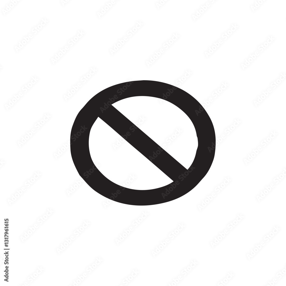 no parking sign vector illustration with editable strokes no parking sign vector illustration with editable strokes
