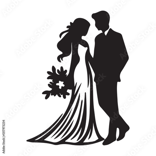 Wallpaper Mural couple silhouette Torontodigital.ca