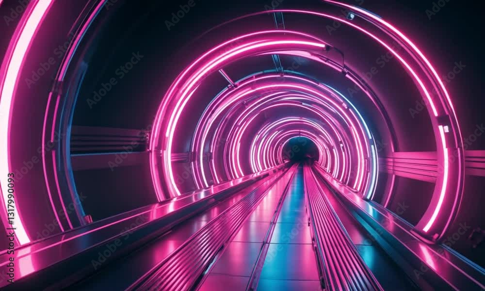light trails in tunnel light trails in tunnel