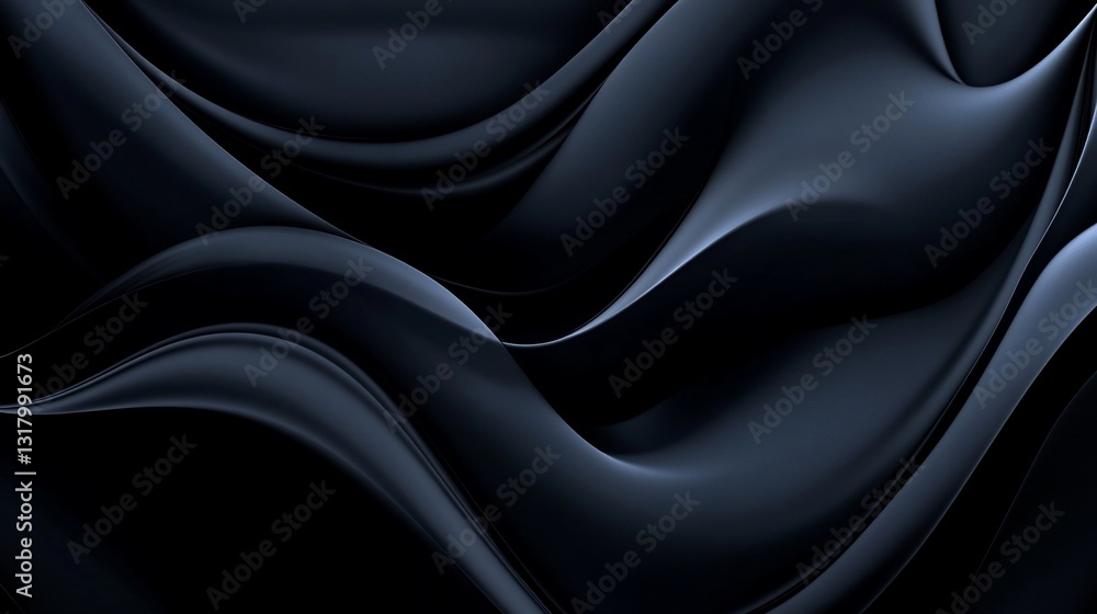 Abstract Dark Blue Swirling Waves: Elegant Fluid Design Background Abstract Dark Blue Swirling Waves: Elegant Fluid Design Background