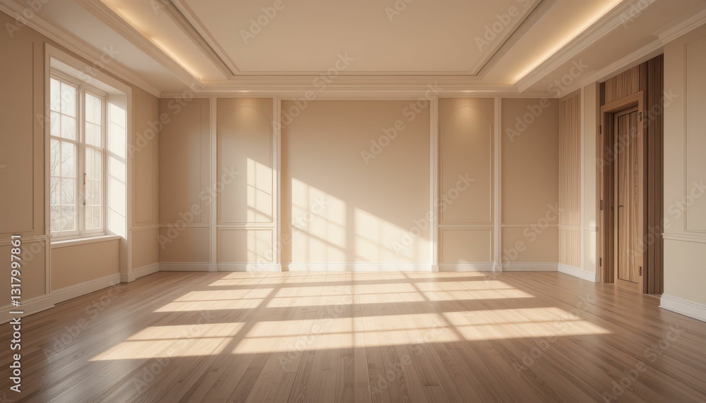 Bright and Spacious Room with Natural Light and Wooden Floor Bright and Spacious Room with Natural Light and Wooden Floor
