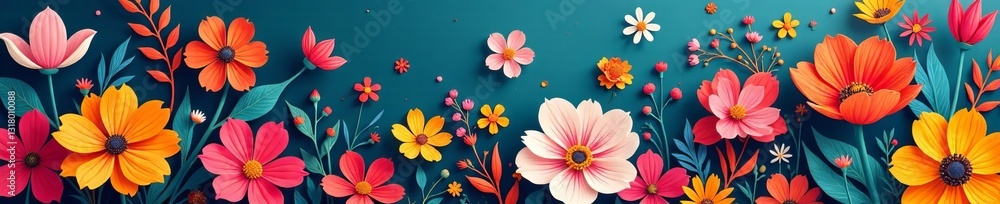 Vibrant abstract flower arrangement with whimsical elements for artistic projects, backdrop, trendy, abstract Vibrant abstract flower arrangement with whimsical elements for artistic projects, backdrop, trendy, abstract