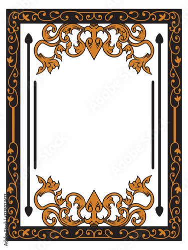Wedding Escort Card Frame with Elegant Details