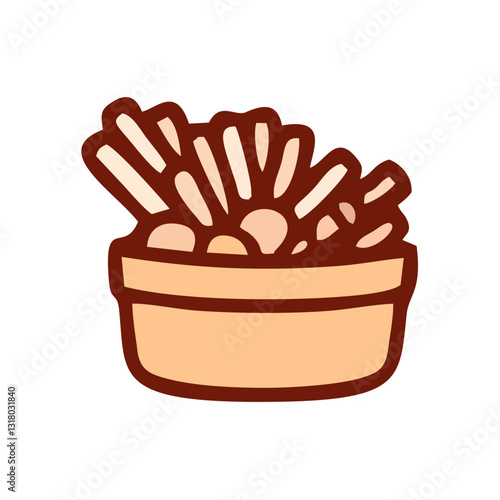 Food courts icons . Outline  food courts vector icons for web design isolated on white background