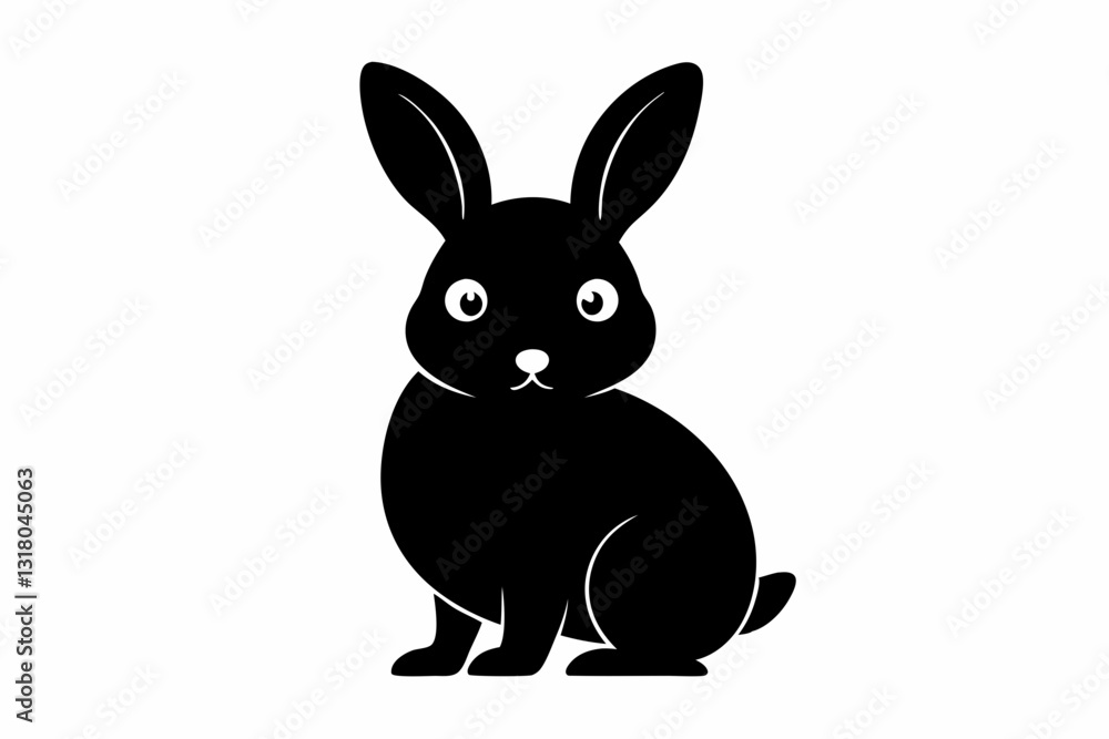 easter bunny silhouette easter bunny silhouette