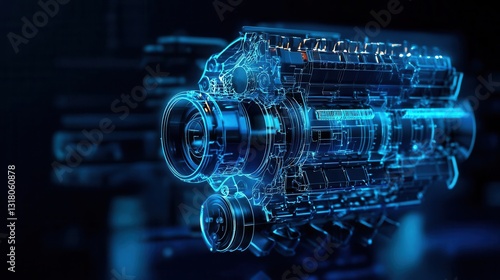 Explodedview schematic of a hybrid engine s torque vectoring system, focusing on electric motor torque control
