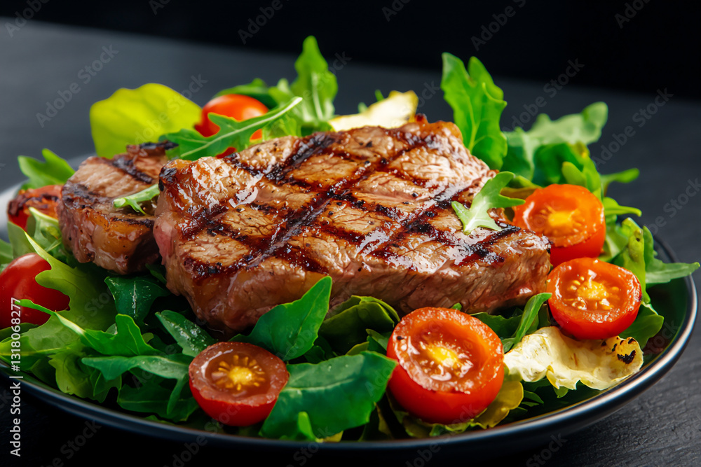 charred steak salad charred steak salad