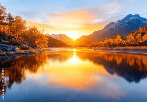 Harmony in Nature – Lake Reflections and Peaceful Scenery