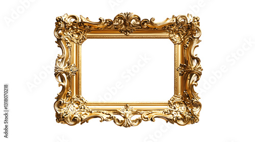 gold frame transparent background png