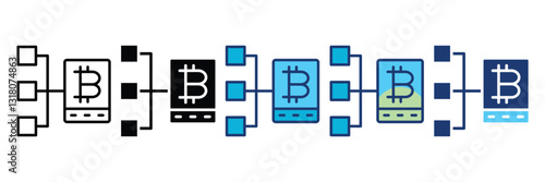 Decentralized Icon Set Multiple Style Collection