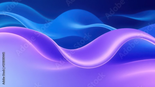 Wallpaper Mural a close up of a purple and blue wave background, Torontodigital.ca