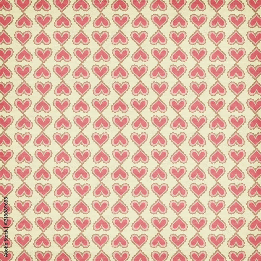 Love fabric paper and background with heart patterns for valentine's day, textured backdrop for christmas Love fabric paper and background with heart patterns for valentine's day, textured backdrop for christmas